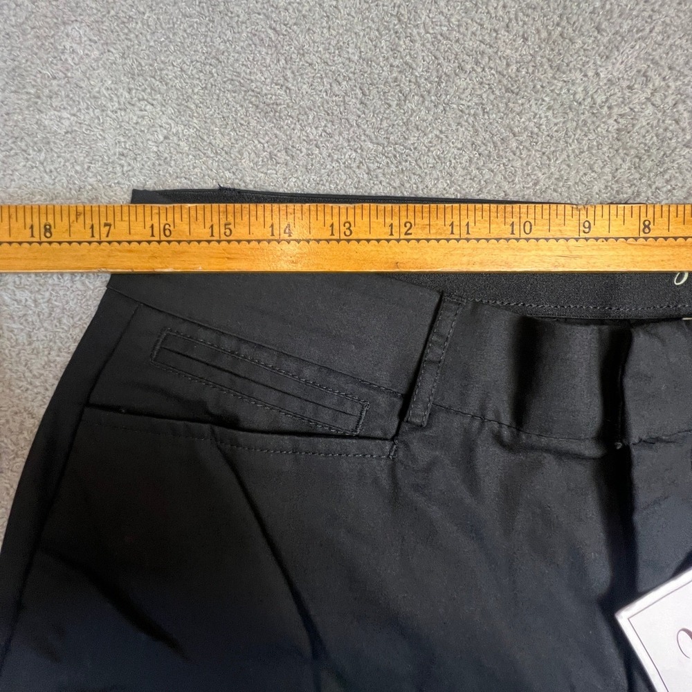 Dockers Metro Black Pants Womens 12 Trouser NWT Straight Leg Dress Slacks - Picture 7 of 13